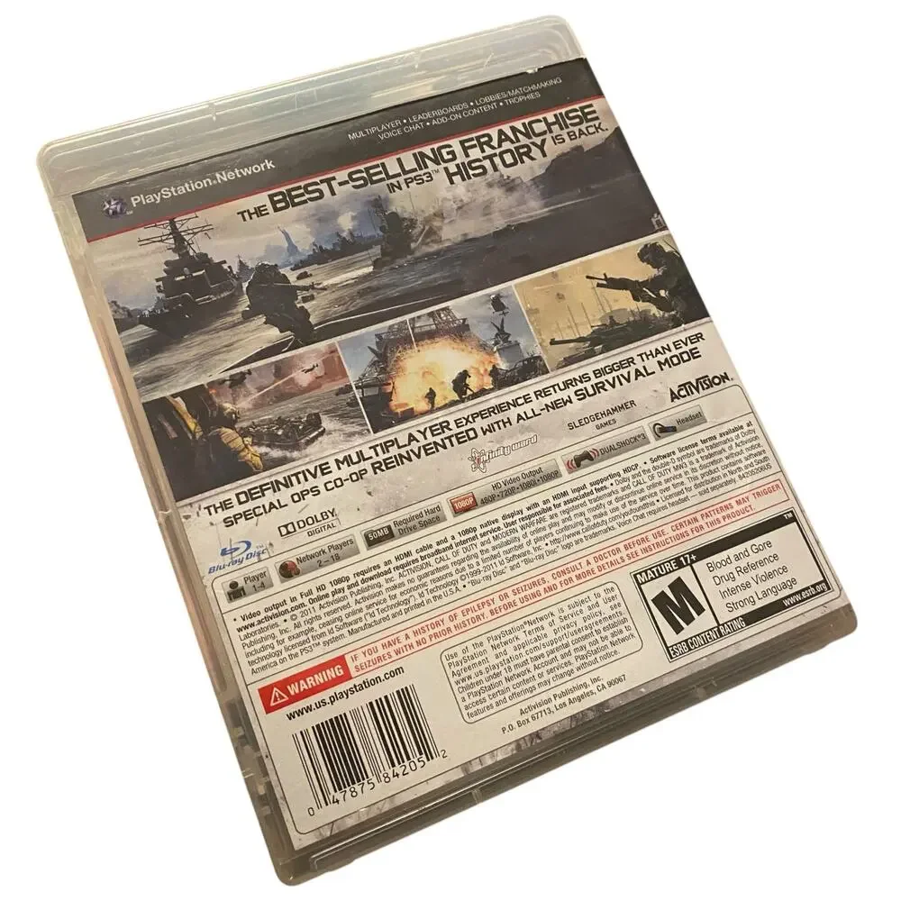 Call of Duty: Modern Warfare 3 Playstation 3 Game PS3